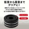 Nanomaru Аудио Алюминиевые Изоляторы 40x20 мм с Резиновым Шипом для Динамика Шип для Стойки Динамика с Регулировкой Высоты 4 Штуки Противоскользящие, Ресивер, Основание, Винты,