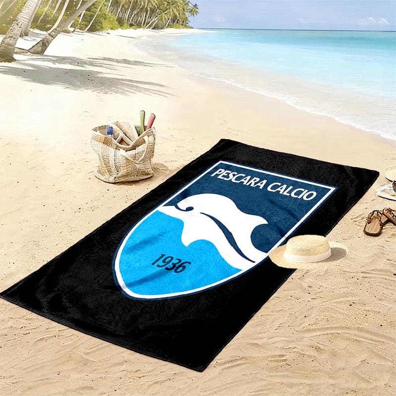 Delfino Pescara 1936 Print Beach Towel, Large Soft Quick Dry Towel for Beach Camping Swimming