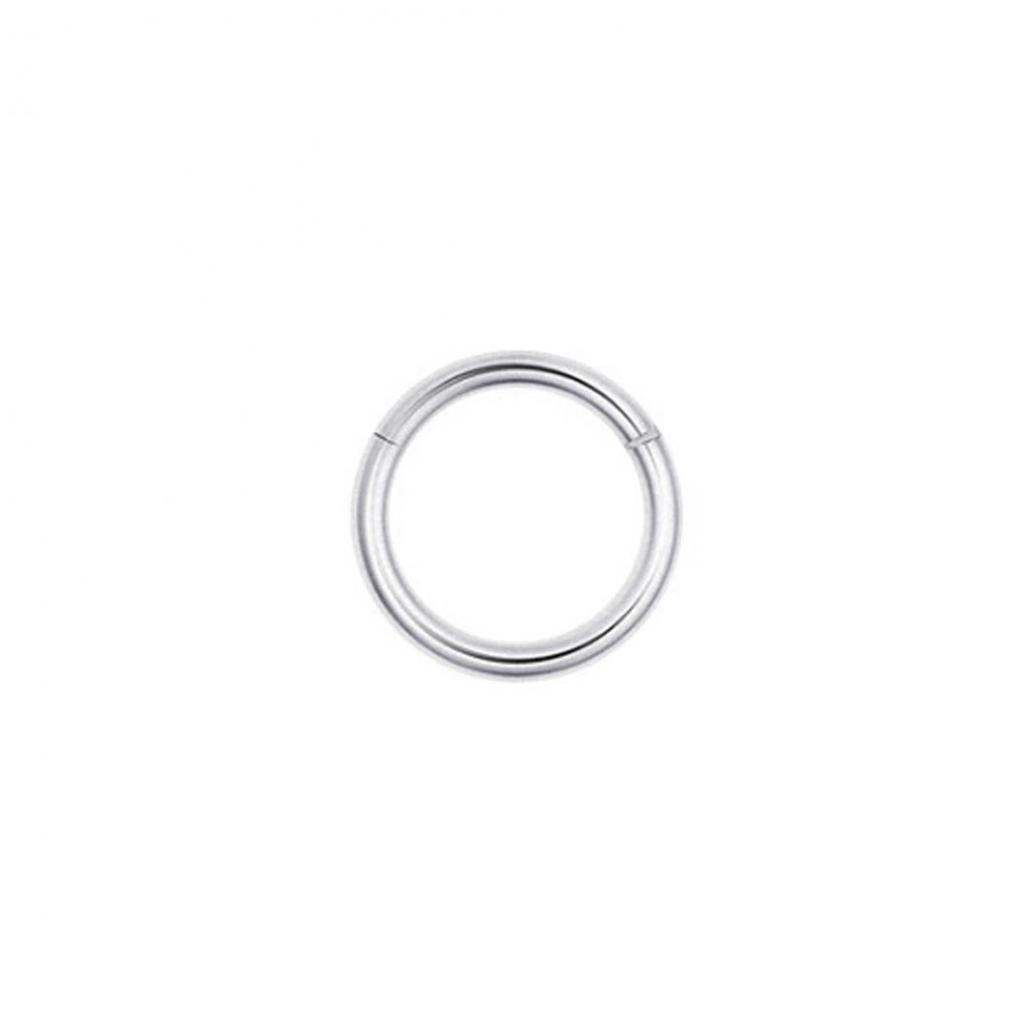 Пирсинг в виде кольца на нос