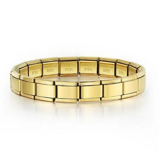 Stainless Steel Engraving Elastic Bracelet - Customizable Versatile DIY Jewelry