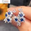 Delicate Design Luxury Women Earrings with Shiny Zirconia High-quality Anniversary Gift for Female Elegant Lady Jewelry