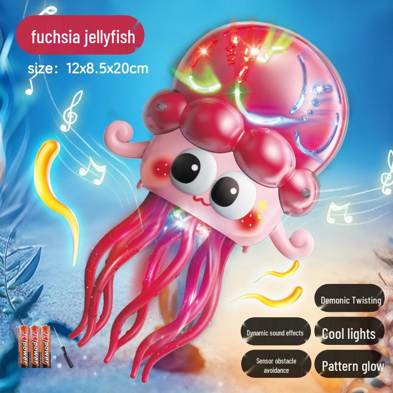 Электрический танцующий осьминог, музыкальная медуза-игрушка для детей