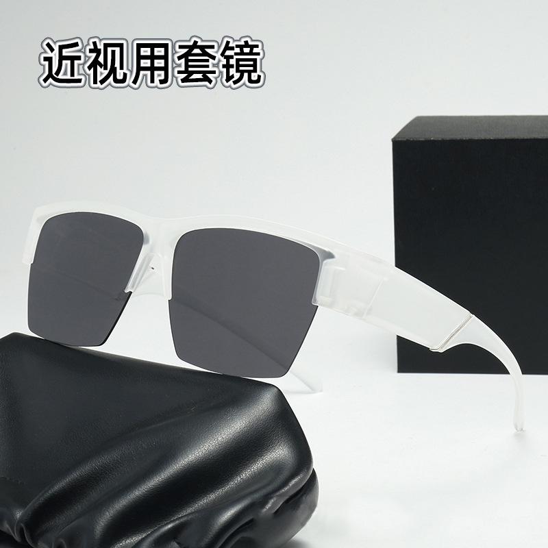 Набор очков для близорукости Tr Box Поляризованные солнцезащитные очки Мужские солнцезащитные очки с антибликовым покрытием для спорта на открытом воздухе Вождение Защита от ультрафиолета