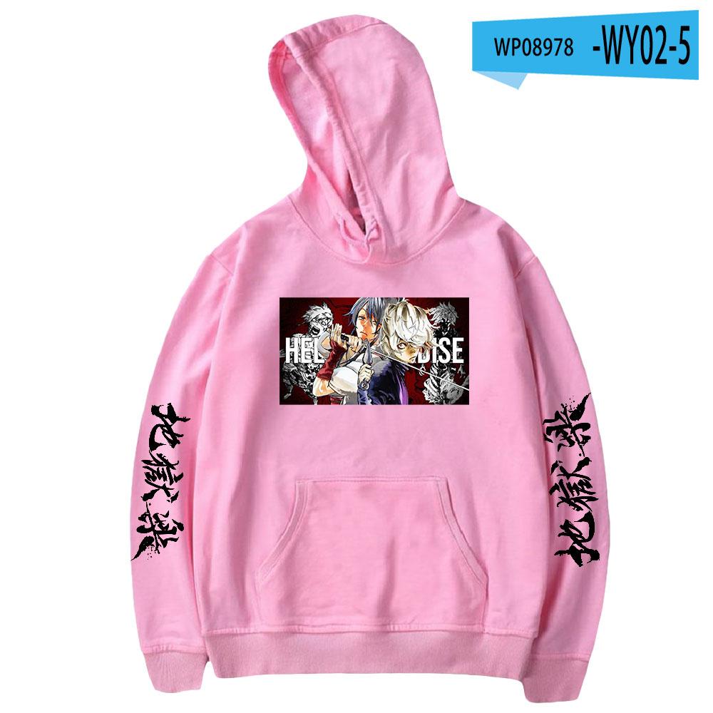 2023 Jigoku Raku Габимару Аниме Худи с длинным рукавом Женская Мужская Толстовки Харадзюку Уличная одежда Jigokuraku Манга Одежда худи