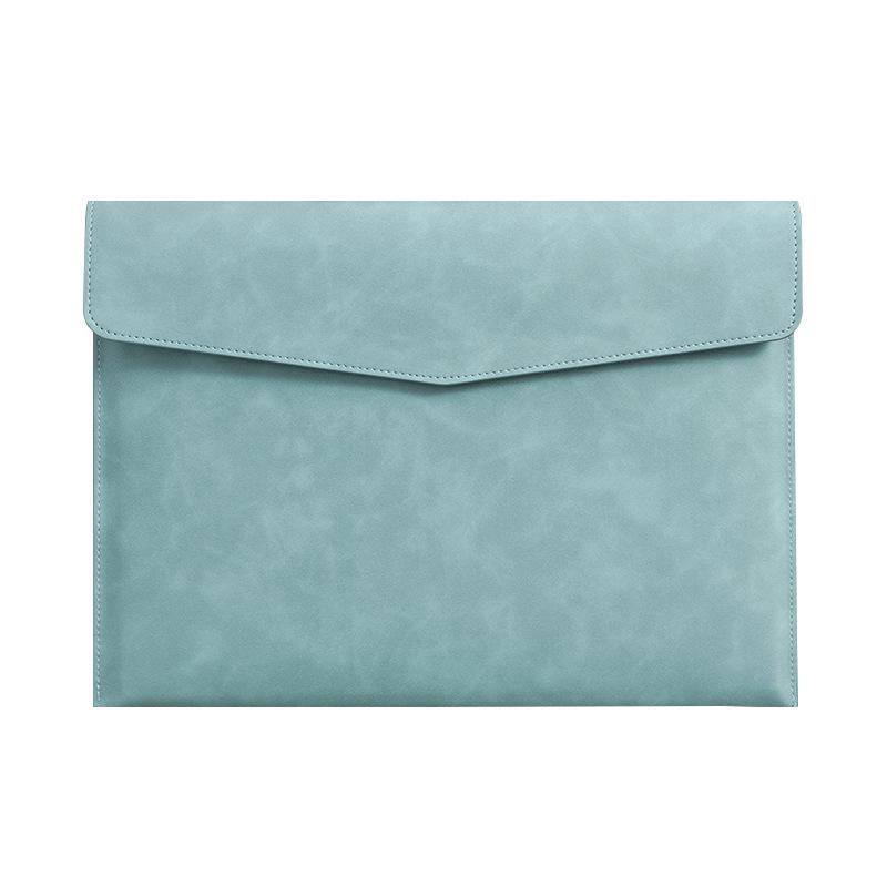 Waterproof Leather A4 Student File Envelope - Large Capacity, Durable Stationery Bag