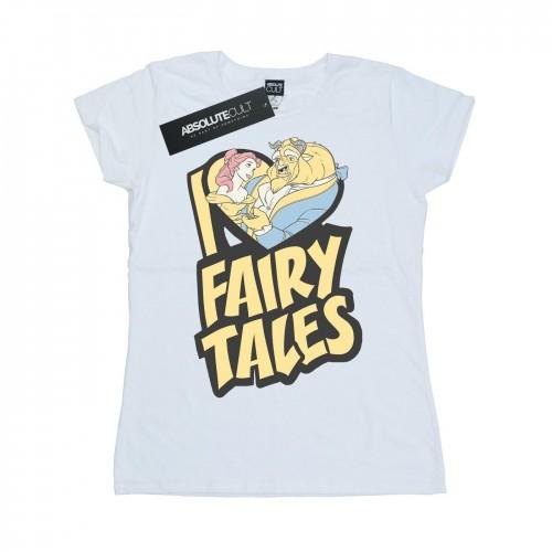 Disney Womens/Ladies Beauty And The Beast I Love Fairy Tales Cotton T-Shirt
