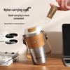 TOMIC TW60187Ti Pure Titanium Insulated Coffee Travel Mug