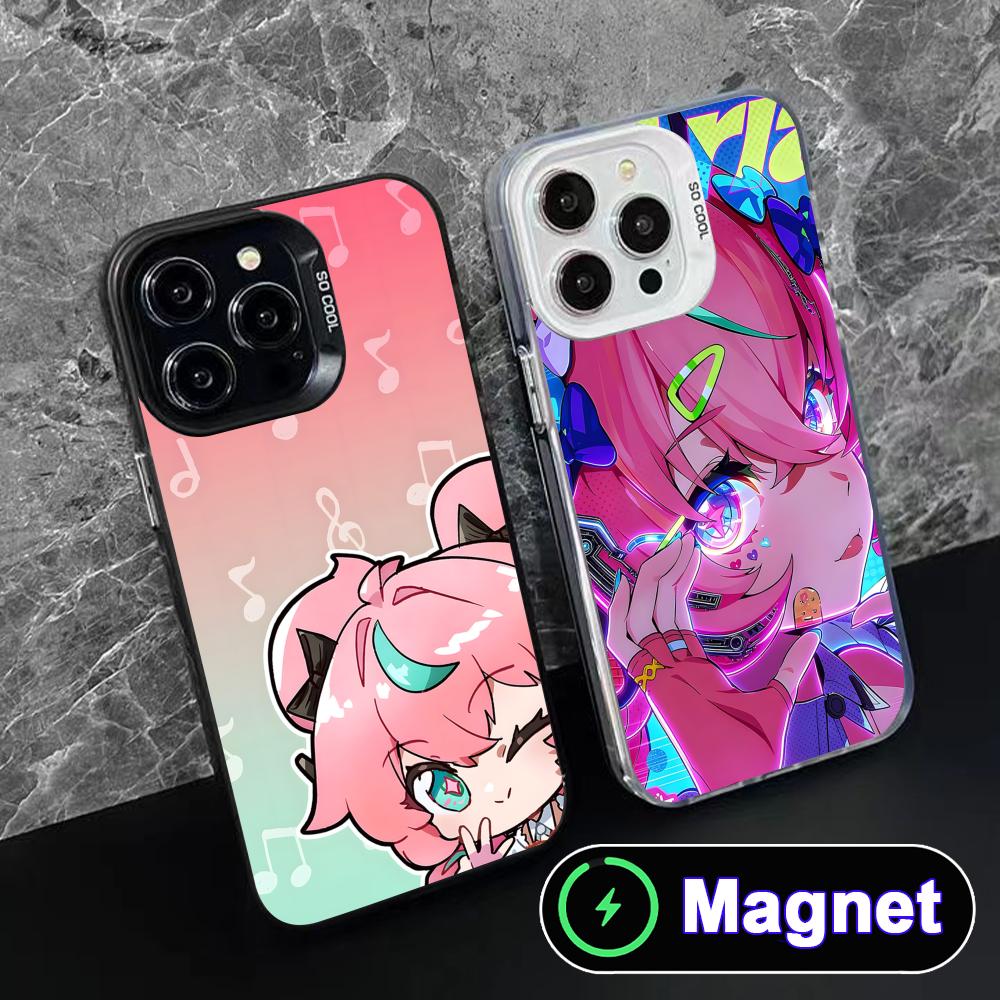 Zenless Zone Zero Aria Translucent MagSafe Mobile Phone Case for iPhone 17 16 15 14 13 12 11 Air Pro Max Plus Colorful Cover