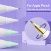 1 шт. Сменные наконечники для Apple Pencil 1 2 3 Мягкий силиконовый защитный колпачок Стилус для сенсорного экрана Наконечники для IPencil 1 2