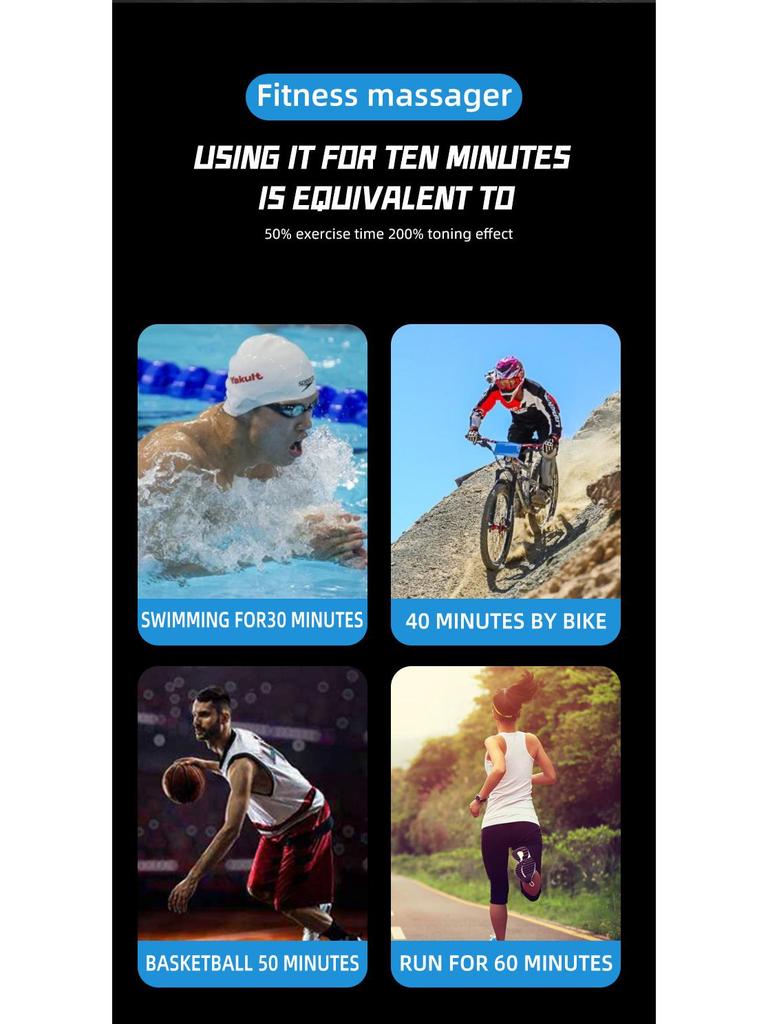 Умный EMS Тренажер для похудения живота и ног