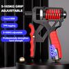 Grip Strength Trainer Adjustable Distance 5-165kg Ergonomic Non-Slip Rubber Hand Gripper Forearm Strengthener