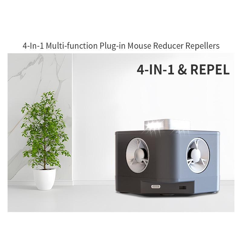 Ультразвуковой отпугиватель комаров 4-в-1 Отпугиватель крыс Отпугиватель вредителей