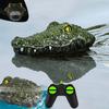 2024 New Crocodile Rc Boat Ship 2.4G Simulation Animal Waterproof Remote Control Alligator Electric Summer Water Pool Toys Gift for Kids