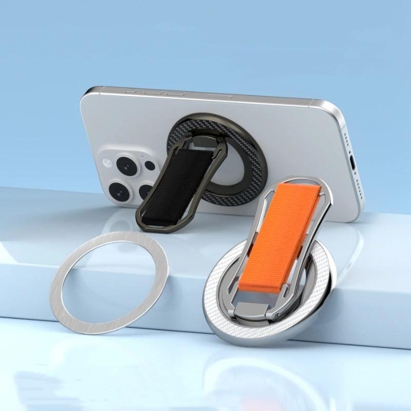 Новый мощный магнитный держатель для телефона для Magsafe, вращение на 360 градусов, двойной магнит, подставка-кольцо для пальца для 14 15 16