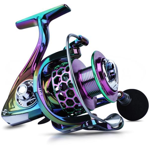 SOUGAYILANG Bait Casting Reel 13+1BB 5.2:1 Gear Ratio High Speed Fishing Reels Outdoor Fishing Wheels