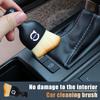 1Pcs Car Interior Cleaning Tool Air Outlet Cleaning Soft Brush With Shell Dust Brush For volvo Rdesign XC60 XC90 V40 V50 V60 V90