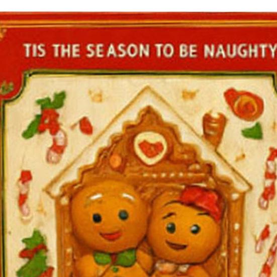 Gingerbread Couple Christmas Advent Calendar 2025 24 Day Countdown Box Acrylic Ornaments Hanging Tree Decor for Xmas Holiday Home Decoration