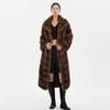 Women's Fur Coat Imitation Mink Coat Mink Retro Style Occupation Long Mink Hair Winter Casual Warm Trench Coat