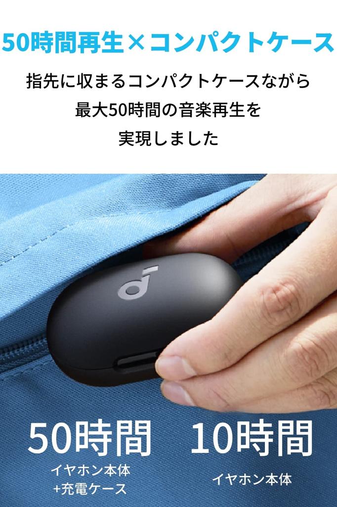 Anker Soundcore Space A40 беспроводные до 50 часов воспроизведения Компактные и легкие Ультрашумоподавление Совместимость с высоким разрешением LDAC Беспроводные