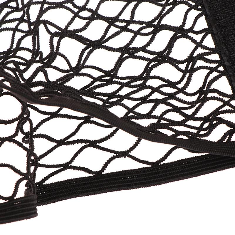 Универсальная автомобильная сетка для багажника, сиденья, эластичная веревка, сетка, наклейка, сумка для хранения, карманная клетка, автоорганайзер, сумка на спинку сиденья