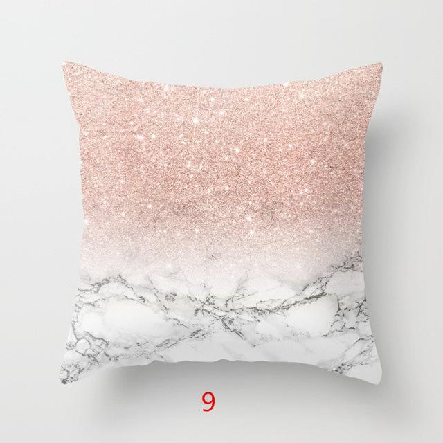 Marble Pillow Pillow Case Simple Modern Model Room Nordic Living Room Pillow Case