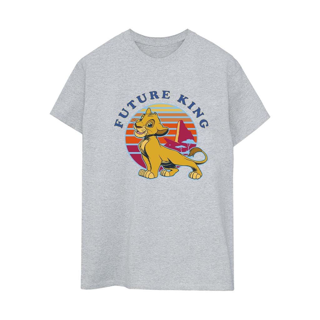 Disney Womens/Ladies The Lion King Future King Cotton Boyfriend T-Shirt