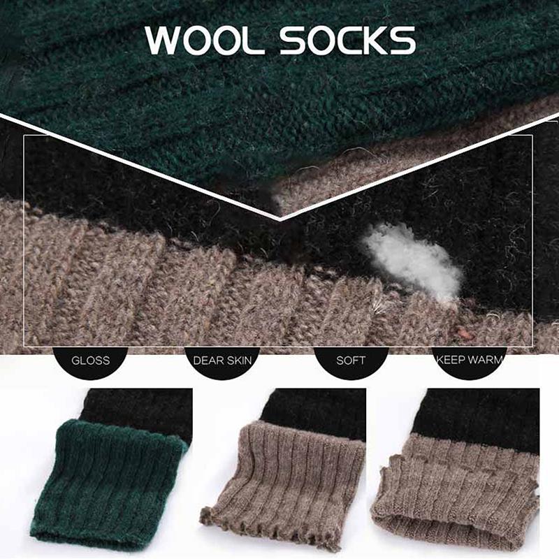 Christmas Gift Warm Wool Knitted Leg Warmers Footless Calf Socks Boho Winter Protective Stocking For Women Girls