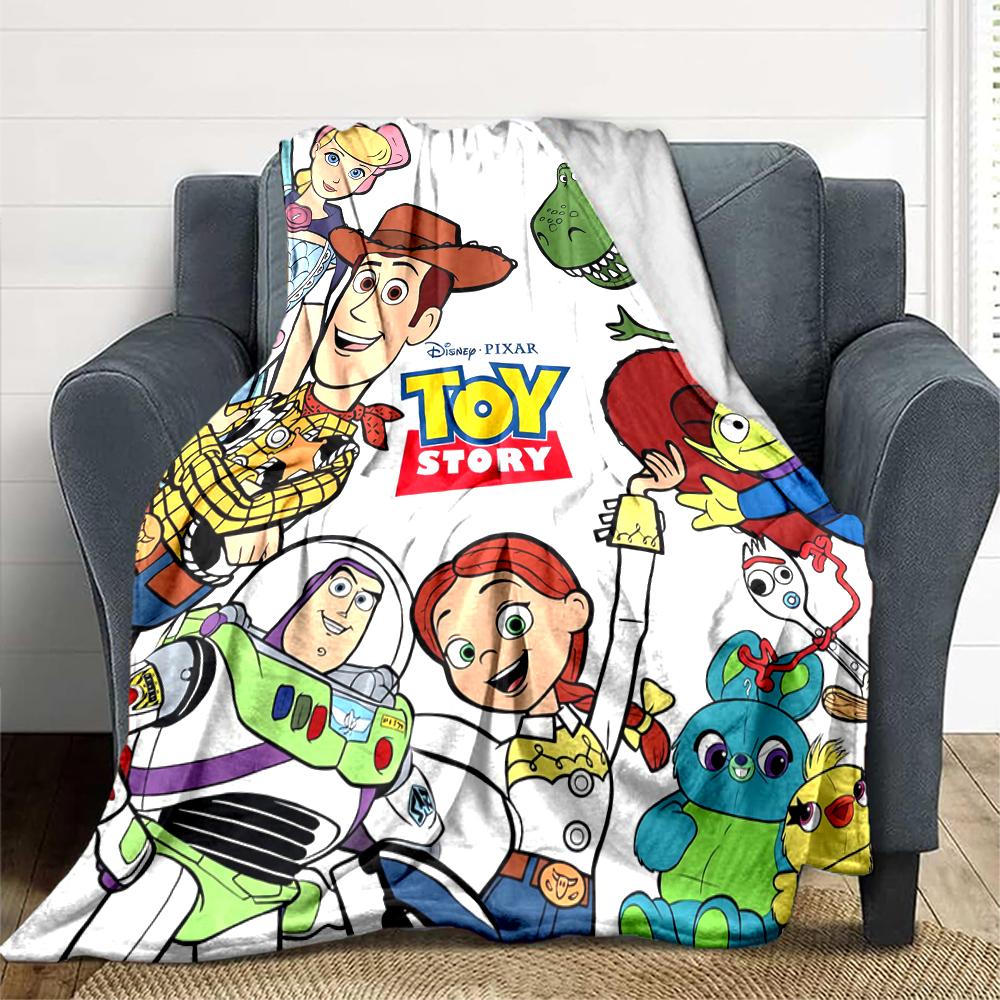 1Pc Toy Story Adventure Blanket Soft And Comfortable Casual Warm Camping Travel Christmas Halloween Xmas Gift M924315