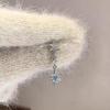 Серебряные серьги-гвоздики с крыльями и сердцем в стиле Y2K, серьги-подвески со звездами, крестами, снежинками для женщин, панк-вечеринки, украшения