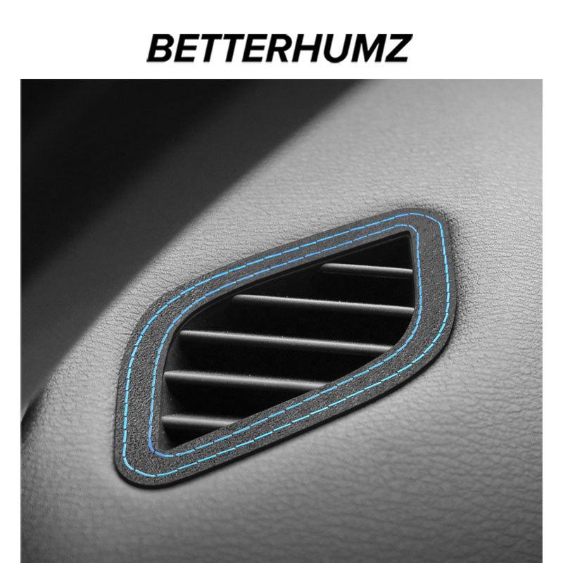 Для BMW X1 E84 2010-2014 Из Алькантары Салон Автомобиля Панель Приборов Боковой Вентиляционный Отвод Рамка Декоративная Наклейка Аксессуары для Тюнинга