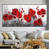 Red Poppies Flower Art Canvas Paintings Posters and On Wall Prints Watercolour Decorative Pictures for Home Living Room Cuadros