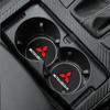 Diamond Car Water Cup Pad Anti-slip Bottle Mat for Mitsubishi Lancer Ex Mirage V33 G4 26 OTO ASX L300 Montero Eclipse L200 EVO