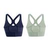 2 Pack Women's Breathable Sports Bra High Strength Support Underwear Jump Rope Running Yoga Braletter Summer Tank Top