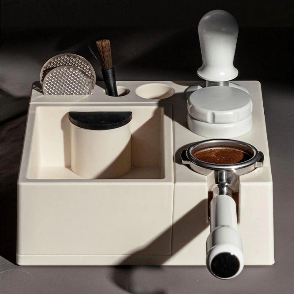 Removable Espresso Knock Box Slip Resistant Base Barista Coffee Organizer Coffee Shop