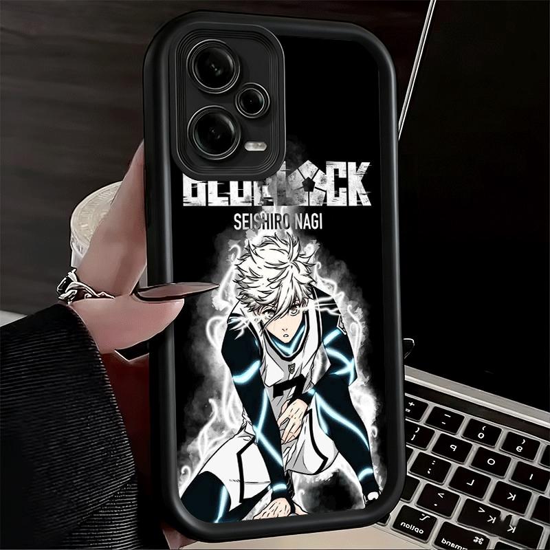 Чехол для телефона для Xiaomi Redmi Note 15 14 13 Pro Plus Синий L-Lock Наги Сэйсиро Ракушка 12S 11 11S 11T 5G 14S Мягкий силикон Funda