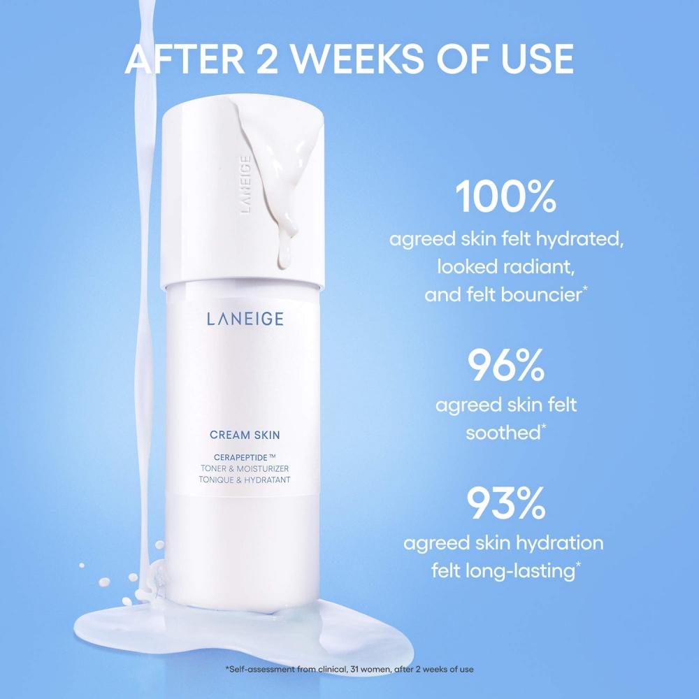 Laneige Refillable Milky Toner With Ceramides And Peptides 1 Pump