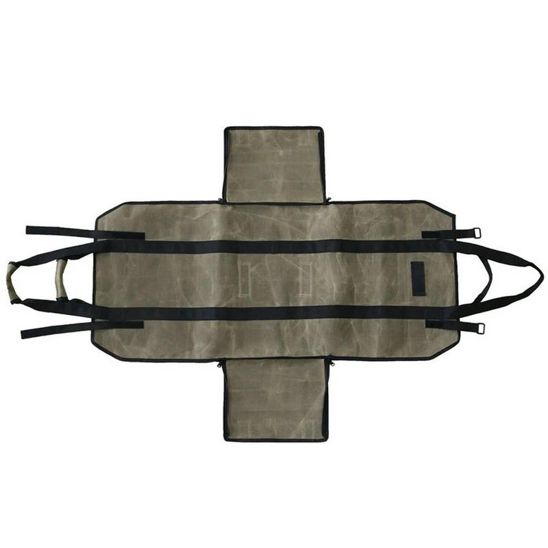 1Piece Firewood Carrier Bag Canvas Large Carrier Bag For Firewood Carrying Picnic Camping Accessories