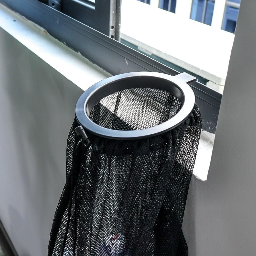 Universal Outdoor Cooler Trash Can Accessory Foldable Mesh Trash Bag Waste Storage Bag Outdoor Use