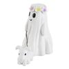 Ghost Walking Dog Statue Spooky Cute Resin Home Decoration Tabletop Ornament Ghost Dog Decor for