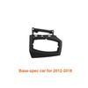 1x Matte Black Car Headlight Button Frame Replace Part For Ford Focus 15 16 17
