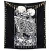 Skull pattern flannel blanket home decoration blanket office lunch break blanket