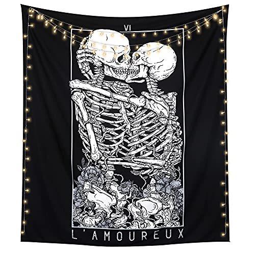 Skull pattern flannel blanket home decoration blanket office lunch break blanket