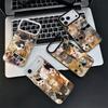 Чехлы для телефона с мемами про плачущих кошек, ударопрочные, для iPhone 17 Air 16 16E 15 Pro Max 14 Plus 13 Mini 12, задняя крышка, противоударный Fund