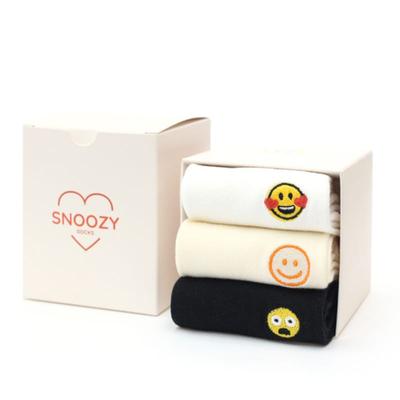 SNOOZY Вышитые носки Подарочный набор 3 пары T05