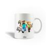 Ceramic Mug - Minecraft - Alex And Steve - 30cl - Dishwasher Safe - White