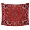 VIKAMA Retro Bohemian Tribe Paisley Bandana Living Room Bedroom Tapestry Easy To Hang Wall Home Decoration