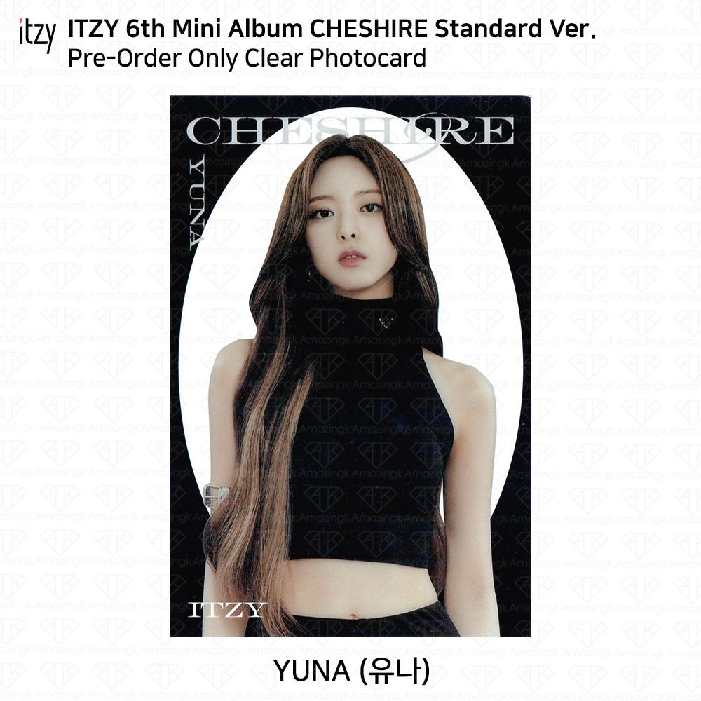 ITZY 6th Mini Album Cheshire Official Photocard Clear Card Neon 4cut Film KPOP