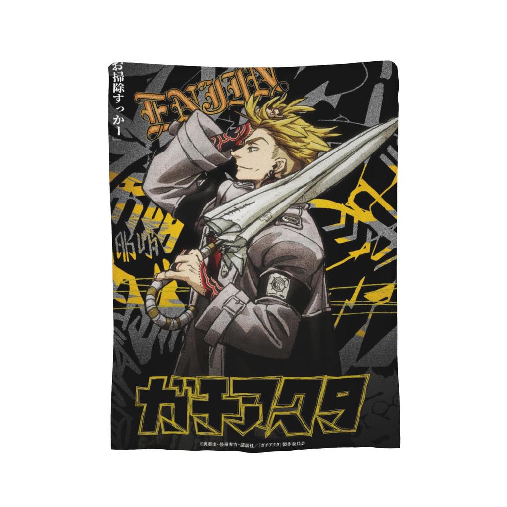 Zanka Gachiakuta Anime Blanket Coral Fleece Plush Summer Multi-function Soft Throw Blankets for Home Couch Bedspreads