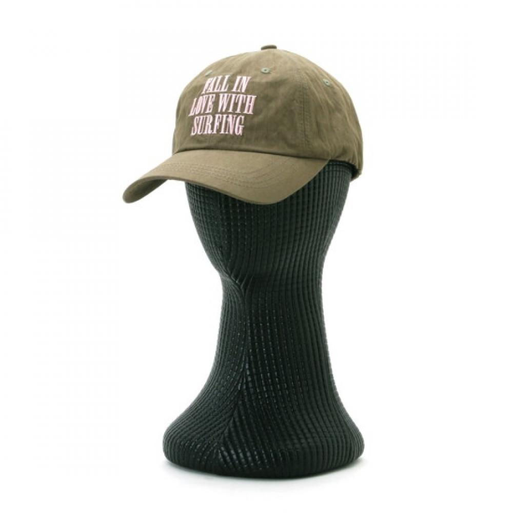 Shop Women S Korean Made Surfing Embroidered baSeball Cap Khaki Dj Wh 0858