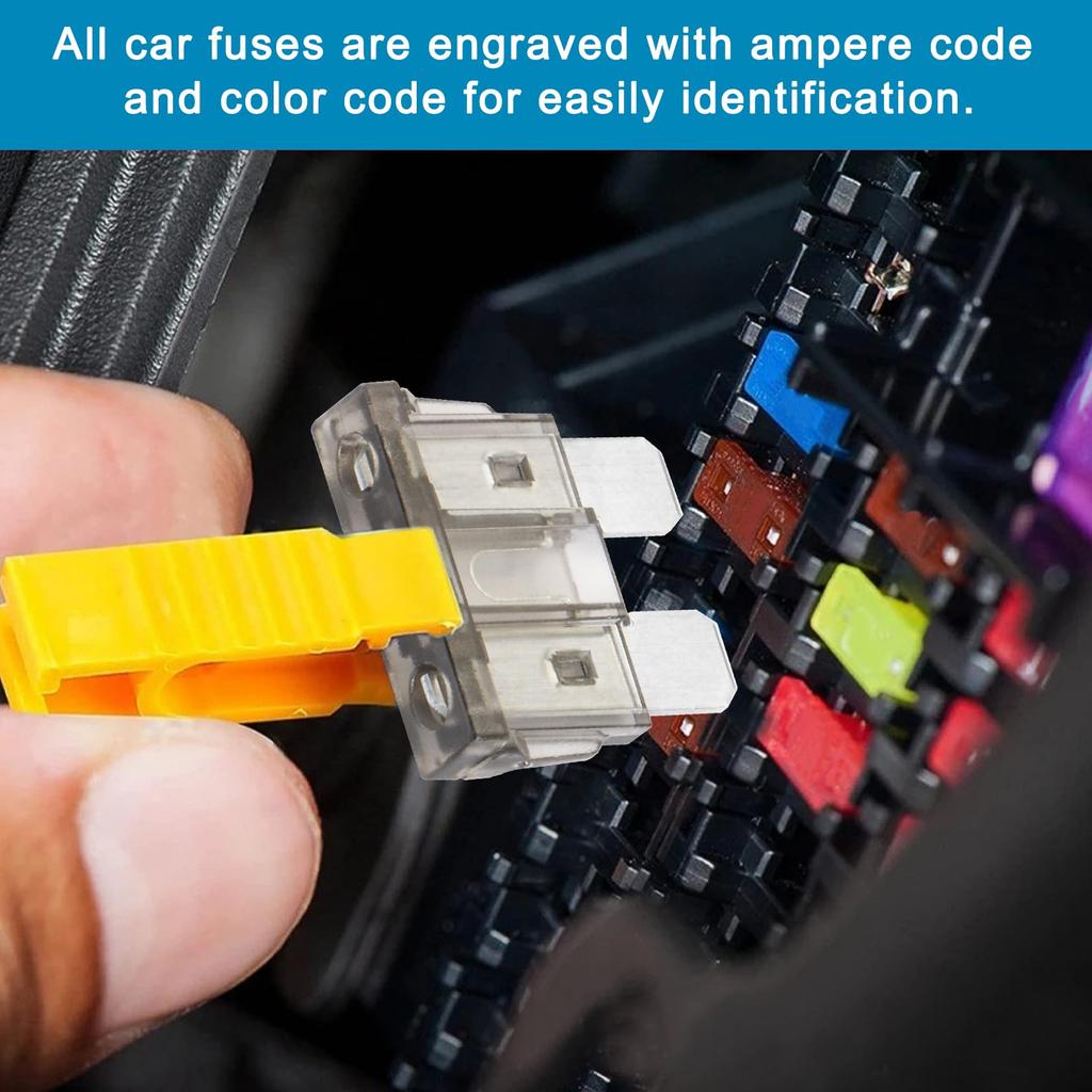 Heschen Стандартный предохранитель ATC-2 Авто Ассорти Автомобиль Грузовик 2А Серый 25 шт.